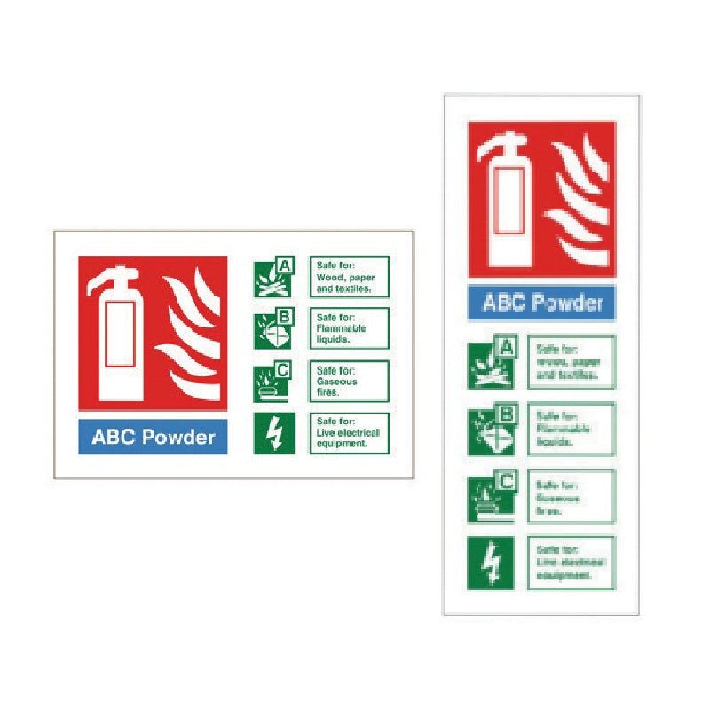 Powder ID signs