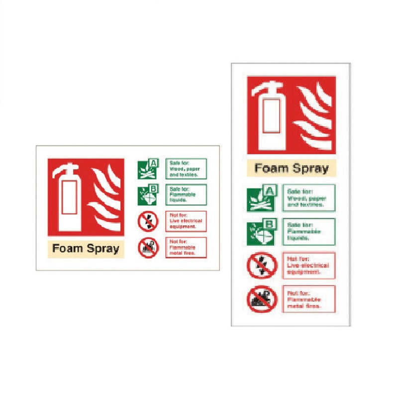 Foam ID signs