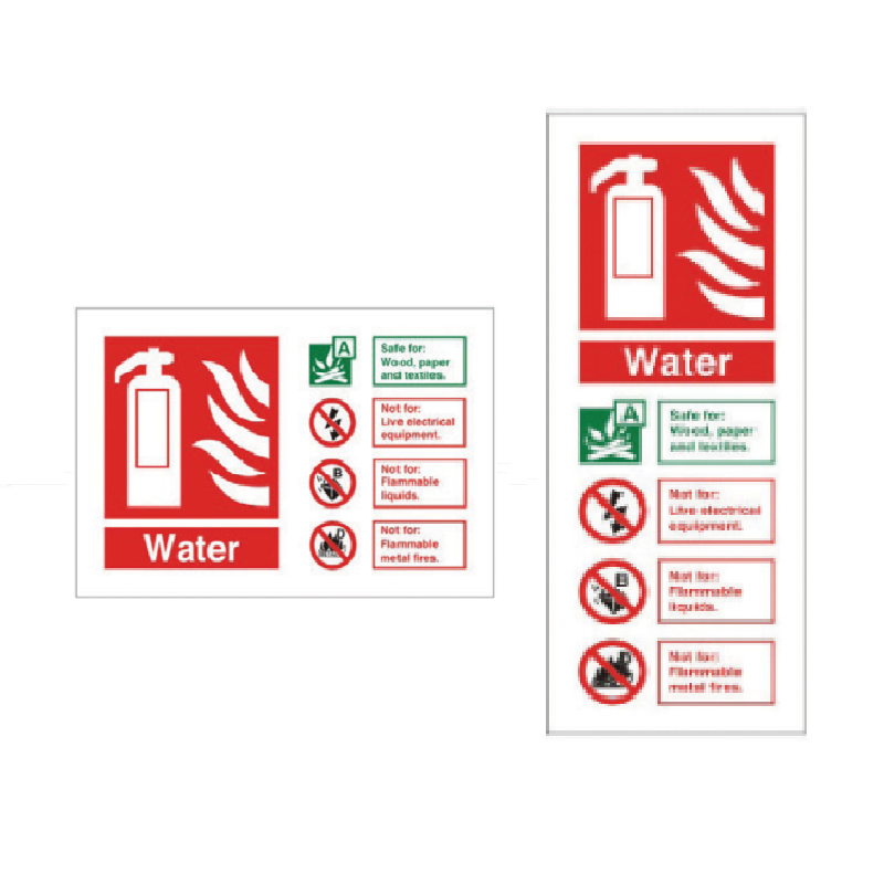 Water ID signs